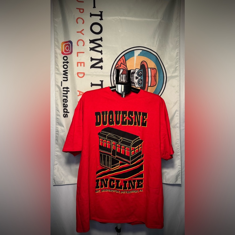 Duquesne Incline Red Graphic T-Shirt